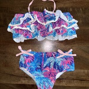 SweetHoney Kids Ruffled Bikini Set